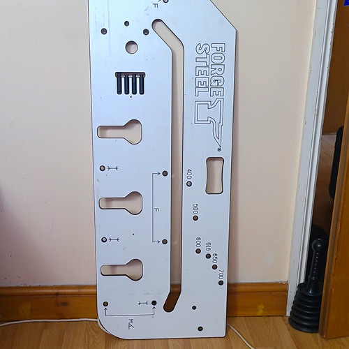 Forge steel router jig - steel,