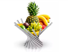 Fruit bowl stainless steel - fruit,