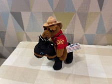 RCMP Royal Canadian Mounted Police Sergeant Bucky Beaver on Horse - 6"