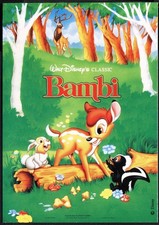 Modern Movie Postcard: Walt Disney's BAMBI. Free UK p&p