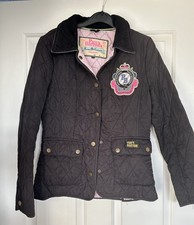 Pauls Boutique small black quilted jacket.