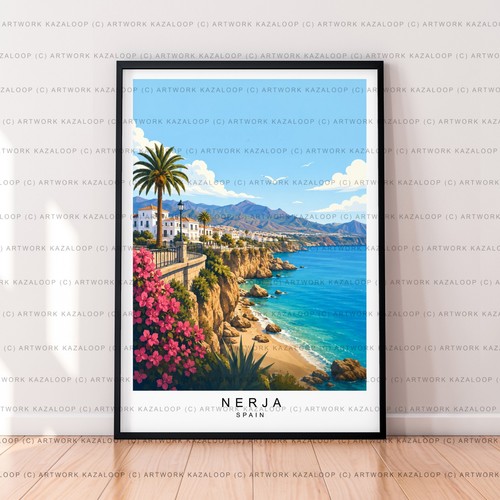 Nerja spain unframed - spain,