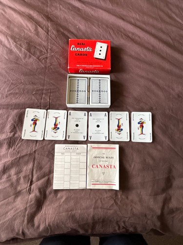 Vintage real canasta - real, playing