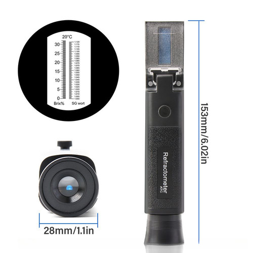 Handheld refractometer for - refractometer,