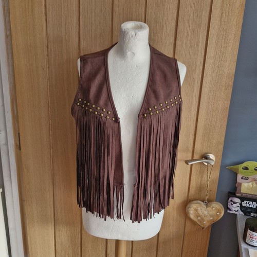 Cowboy fringe tassel waistcoat - fringe,