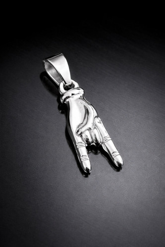 Mano cornuto charm horn hand - mano,
