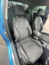2013 Seat Leon MK3 (5F) FR Front & Rear Half Leather Seats / Red Stitch / 3 Door