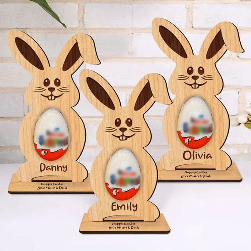 Personalised wooden easter - wooden,