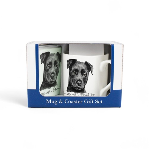 Patterdale terrier bone china - patterdale,