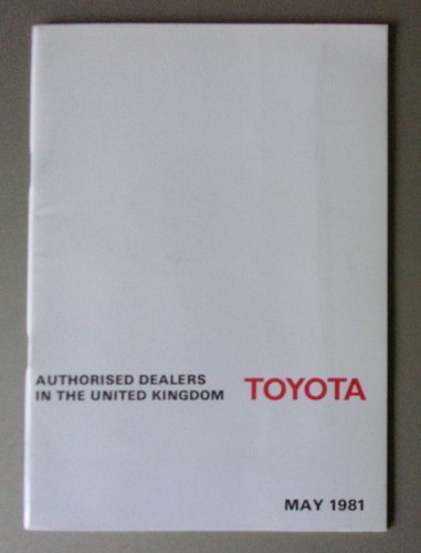 Toyota cars orig 1981 mkt - cars,