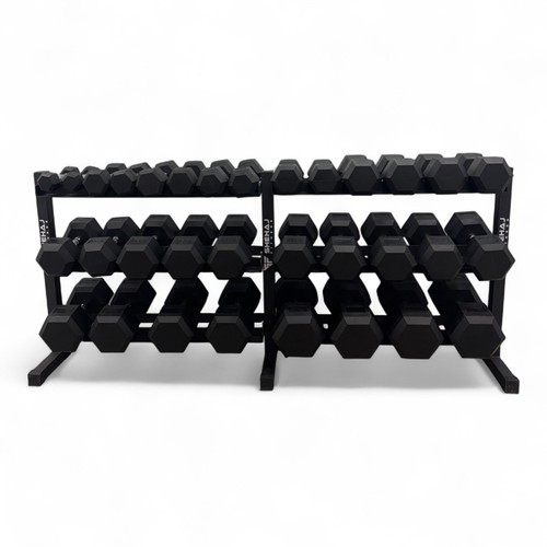 Hex dumbbells set 50kg - dumbbells, 2.5–50kg