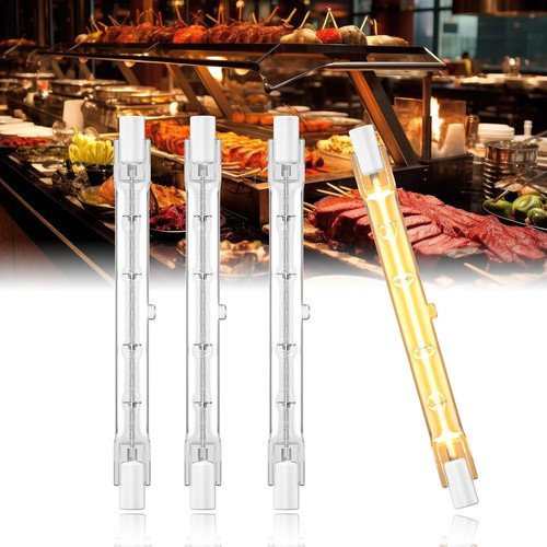 Pack 300w heat lamps 118mm - 4, lamps,