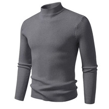 Mens Mock Neck Pullover