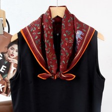 Reversible Wool+ Silk Scarf in