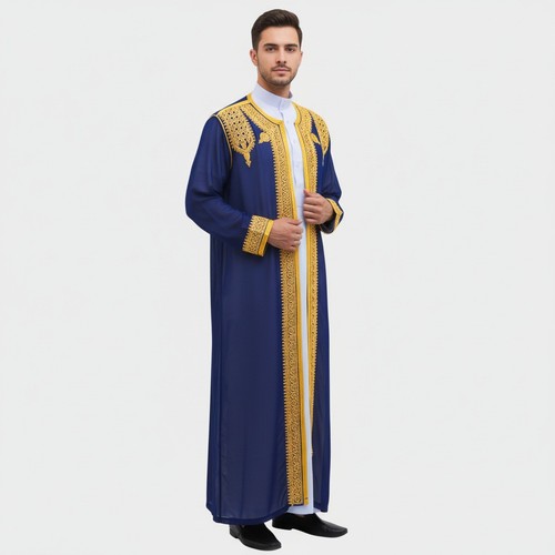Arabic men embroidery thobe - men,