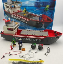 Playmobil 4472 Conlines Cargo Ship With Box - Complete Set