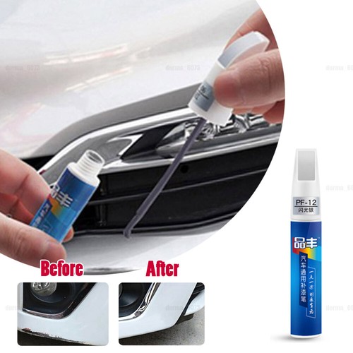 Silver paint repair pen - paint, clear