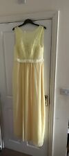 Yellow/Lemon Bridesmaid dress size 10 BRAND NEW WITHOUT TAGS