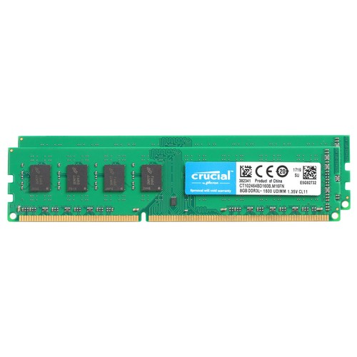 Crucial 16gb kit - 16gb, 8gb)