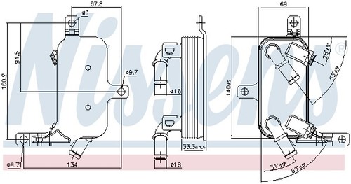 New oil cooler automatic - oil,