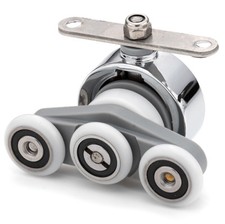 Daryl shower door - x, roller/