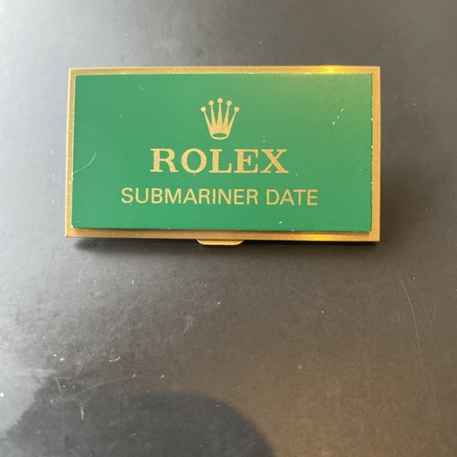 Rolex display plaque - rolex,