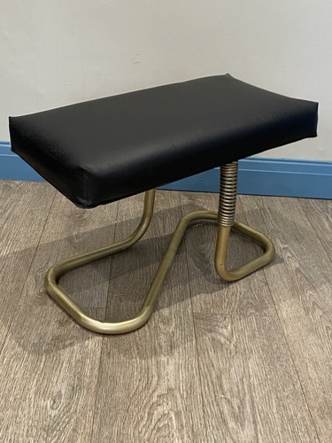 Restaleg black vinyl topped - black,