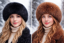Russian Hat Knitted Bomber Hat Cap Women Winter Headwear Warmer Beanies