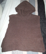 Knitted Brown Hoodie Hoody