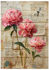 1 x  A4 Rice Paper Decoupage -