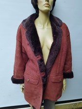 Vintage Italian Real Lambskin Sheepskin Shearling coat Size M