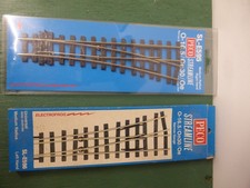 2 x PECO O-16.5 NARROW GAUGE  Points  SL-E595 RH and SL-E596 LH Packaged VGC 