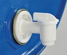 3/4″ BSP Plastic Drum Tap with 2″ Adapter for 210/220 Litre Plasticc/Steel Drum