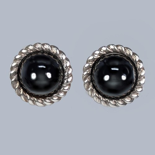 Tiffany hematite earrings - hematite,