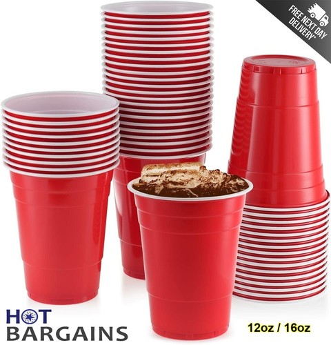 American style red party cups - party,