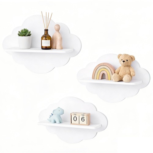 3pcs white cloud floating - 3pcs,