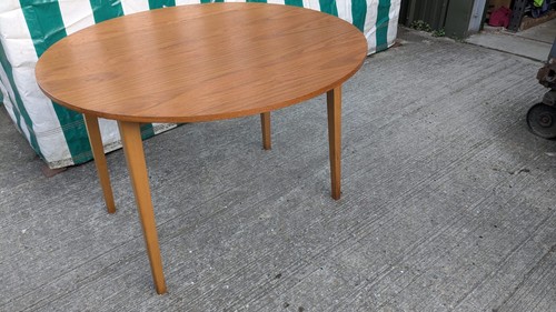 Vintage round wooden dining - vintage,