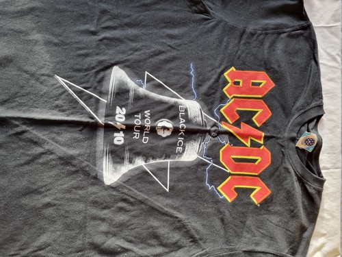 Shirt black ice world - ac/dc,