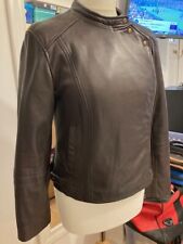 Monsoon Brown Leather Biker