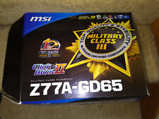 MSI Z77A-GD65  Motherboard CASH/COLLECTION ONLY