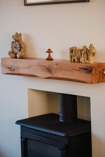 Oak beam beams mantel - /, fire