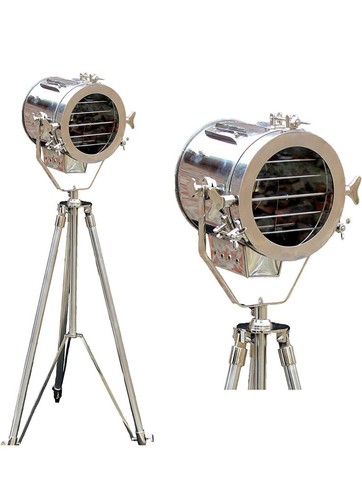 Nautical steel searchlight - nautical,