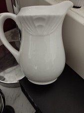 1 x Dudson White Vitrified Porcelain Milk / Cream Jug  7oz - Used