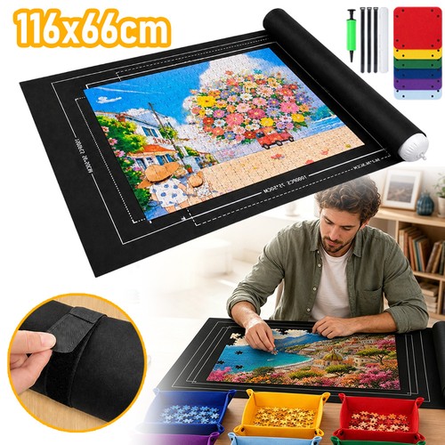 Felt jigsaw puzzle mat roll - jigsaw,