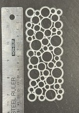 Bubbles metal die circle
