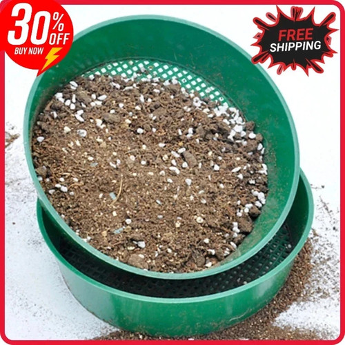 Garden soil sieve plastic - garden,