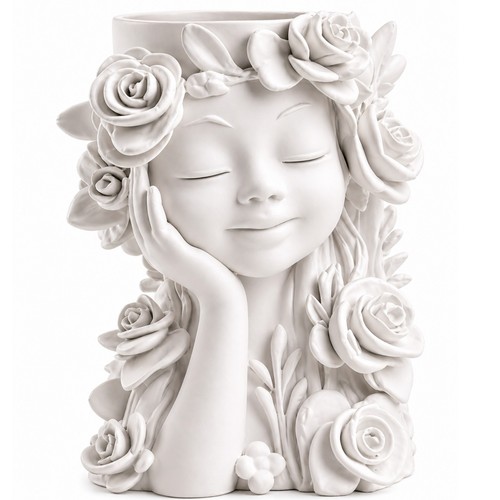 Face planter vase - planter,