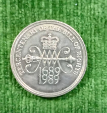 Old style £2 two pound coin Tercentenary of the Bill of Rights