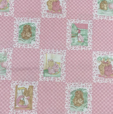 VTG 80s Pink Beatrix Potter