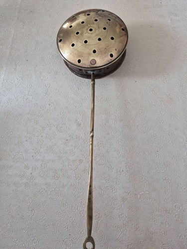 Vintage brass bed - warmer, with